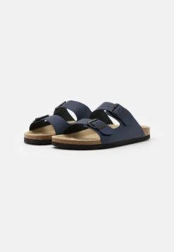 Pier One Unisex - Pantoffels - Dark Blue -Kleding Discountwinkel 001d3329ce3a4cd3834af99a4c9b318e