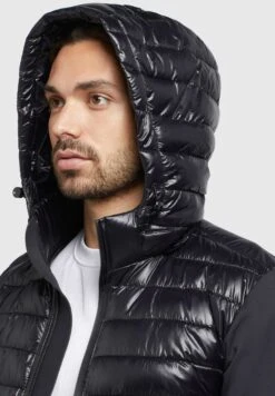 Khujo Bolt Shiny - Jas - Schwarz -Kleding Discountwinkel 004a4ab648004bbc80113d895f669abb