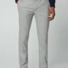 Hackett London Broken Twill Trs - Broek - Light Grey -Kleding Discountwinkel 04040c00dbbb45bfb98f03f21726dae3