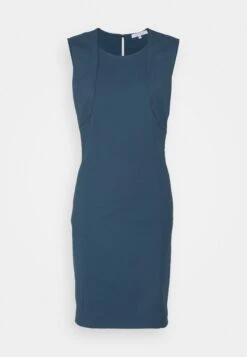 Patrizia Pepe Abito Dress - Etui-Jurk - Petrol Blue -Kleding Discountwinkel 040e08bfb259454798e454e17a3a0071