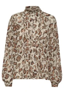 Part Two Viktorine - Overhemdblouse - Koi Japanese Flower Print -Kleding Discountwinkel 05cf054ba99b4551870b9d64cc0c000e