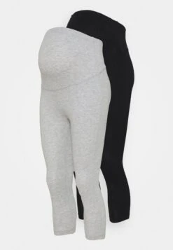 2 Pack Capri - Legging - Black/Light Grey