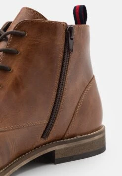 Pier One Leather - Veterboots -Camel -Kleding Discountwinkel 09e755358fe64d7483bb076c445e0082