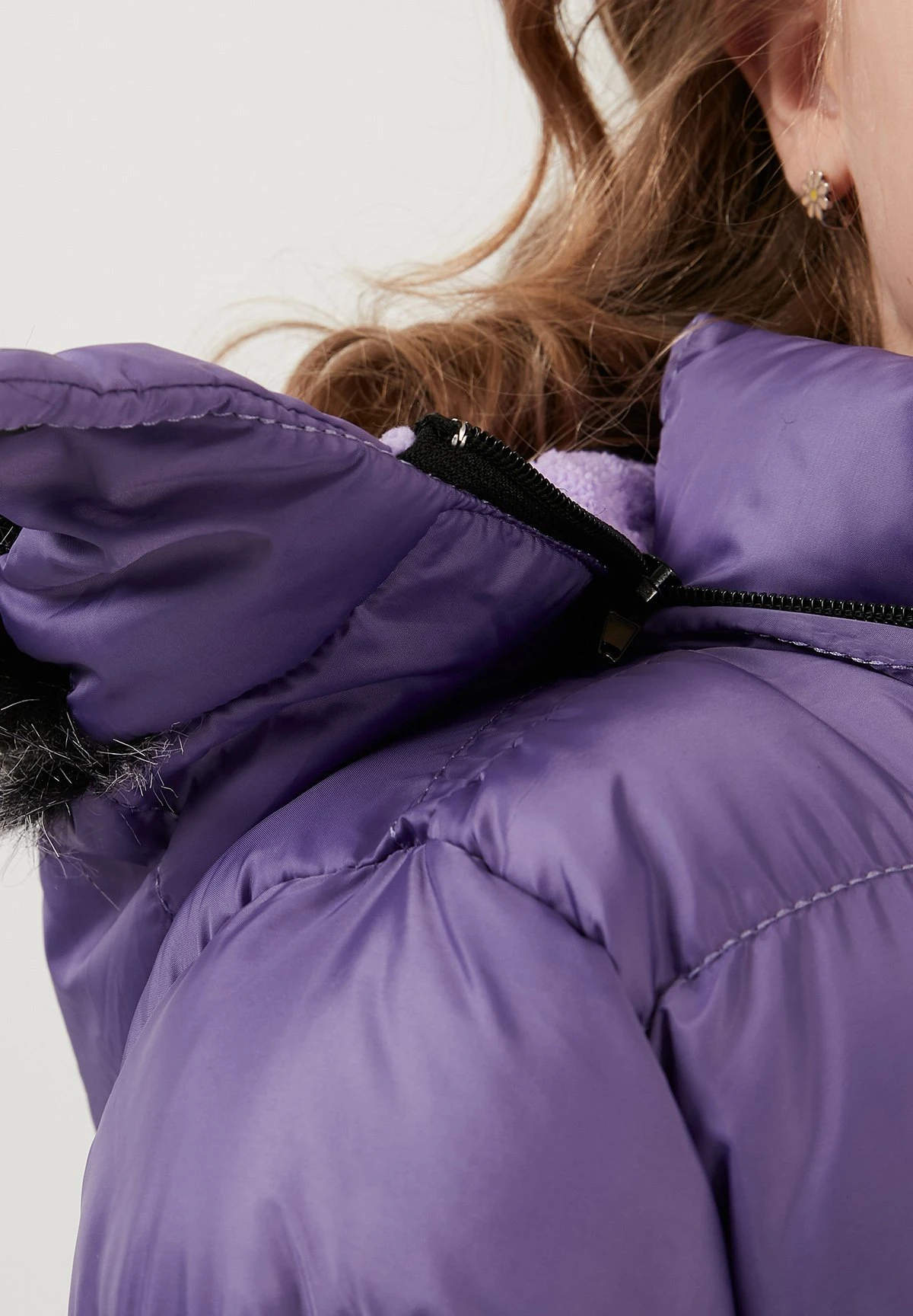 LELA Regular Fit - Winterjas - Lilac 7 LELA Regular Fit - Winterjas - Lilac - Afbeelding 5