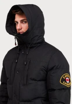 Oshawa Puffer Parka Jacket - Winterjas - Black -Kleding Discountwinkel 0bd4230a569145f092fc1d10a175e9ec