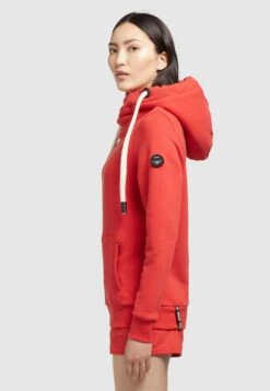 Khujo Rhabea - Hoodie - Rot -Kleding Discountwinkel 0f9f09e79d08461d9c6a23238a8e4417