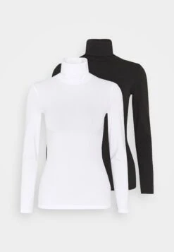 Anna Field 2 Pack - Longsleeve - Black/White -Kleding Discountwinkel 0fcff950906943e8a3b550c9d4c8162c