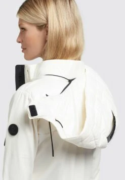 Khujo Dalis Shiny - Jas - Cremeweiß -Kleding Discountwinkel 10b9380a2d3a4c8191864b2028deef57