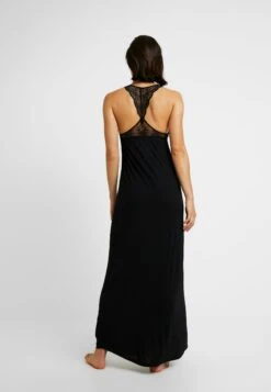 Anna Field Anna Long Viscose Dress- Nachtjapon - Black -Kleding Discountwinkel 10e5b321d6434ffdbbb5d172b7ad7489