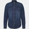 Pier One Denim - Overhemd - Blue Denim -Kleding Discountwinkel 14816eb33aa843d586d3ae8070a120b6