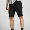 Jack & Jones Unifarbene Dex Mit Cargotaschen - Shorts - Schwarz -Kleding Discountwinkel 154a47238a534aa086c3d32d06e2c2ad