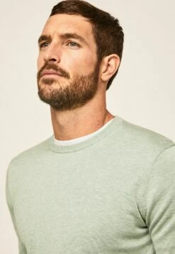Hackett London Crew - Trui - Dusty Green -Kleding Discountwinkel 15c40bd7f8bd491b945c483dd76b4de6