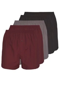 Pier One 5 Pack - Boxershort - Black/Grey/Red -Kleding Discountwinkel 17f05fc9e0fb466794291a459151f1b7