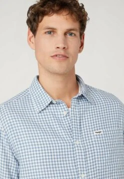 Wrangler 1 Pocket - Overhemd - Captains Blue -Kleding Discountwinkel 18dcadf409ef4e9da08be89ae42cf0bd