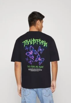 YOURTURN Unisex - T-Shirt Print - Black -Kleding Discountwinkel 1bb16941fe944fd5b6ea53ab1f36da90