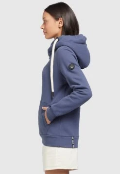 Khujo Rhabea - Hoodie - Dunkelblau -Kleding Discountwinkel 22a731c76378416585464537c4f2d3e1