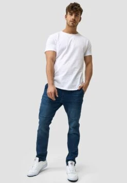 Indicode Jeans Fabrizio - Slim Fit Jeans - White Rinse -Kleding Discountwinkel 2537ac7d6edf42b39174c6f3b0cbd707