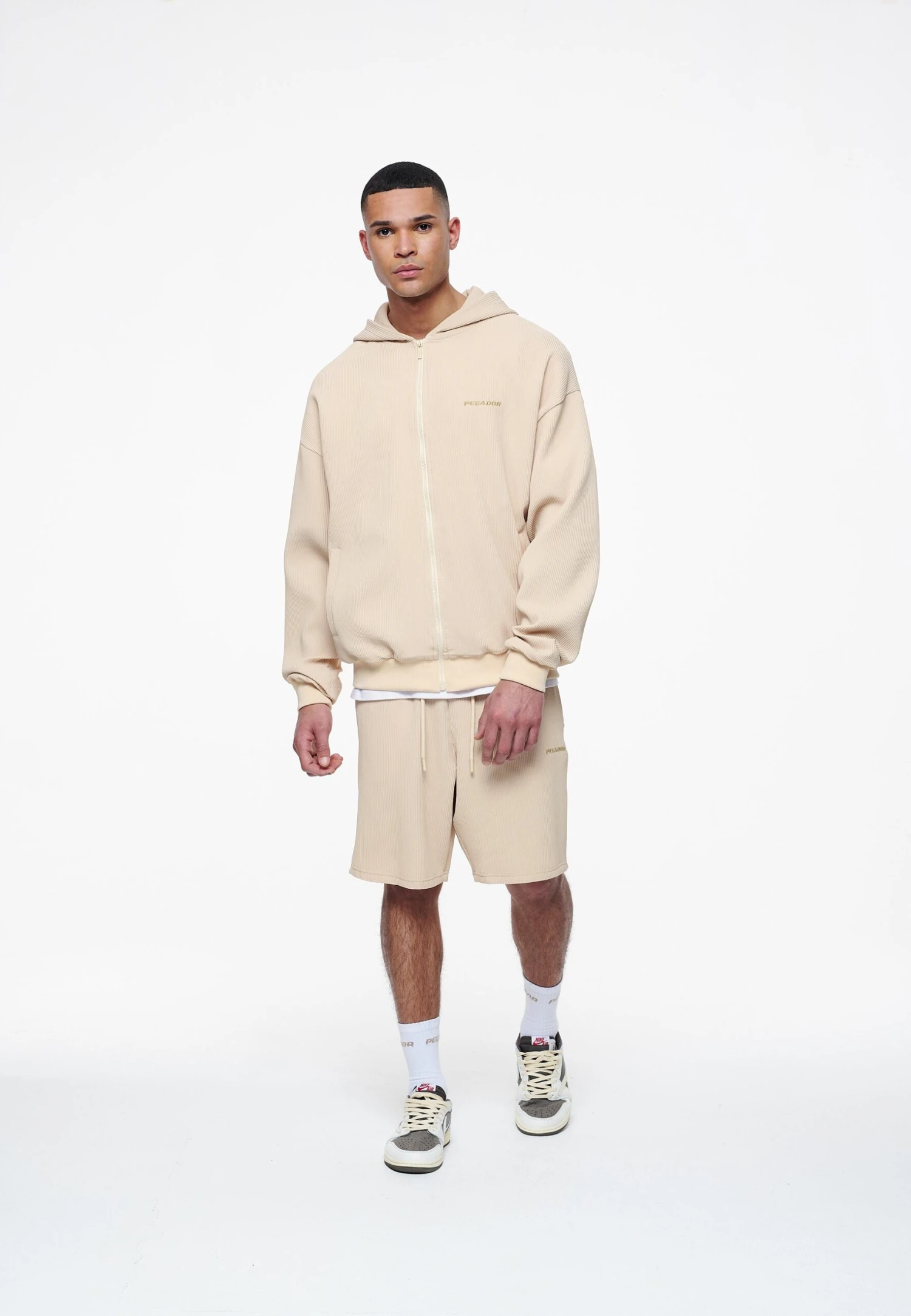 Pegador Primo Jacket Unisex - Trainingsvest - Unbleached 4 Pegador Primo Jacket Unisex - Trainingsvest - Unbleached - Afbeelding 2