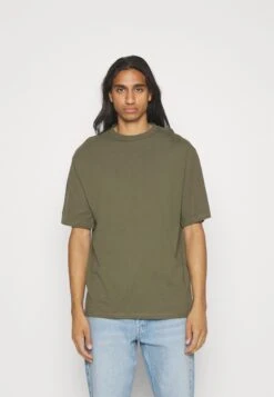 YOURTURN 3Pack Unisex - T-Shirt Basic - Olive, Beige, Dark Blue -Kleding Discountwinkel 2a59852aa08a4c608be69437a43fd959
