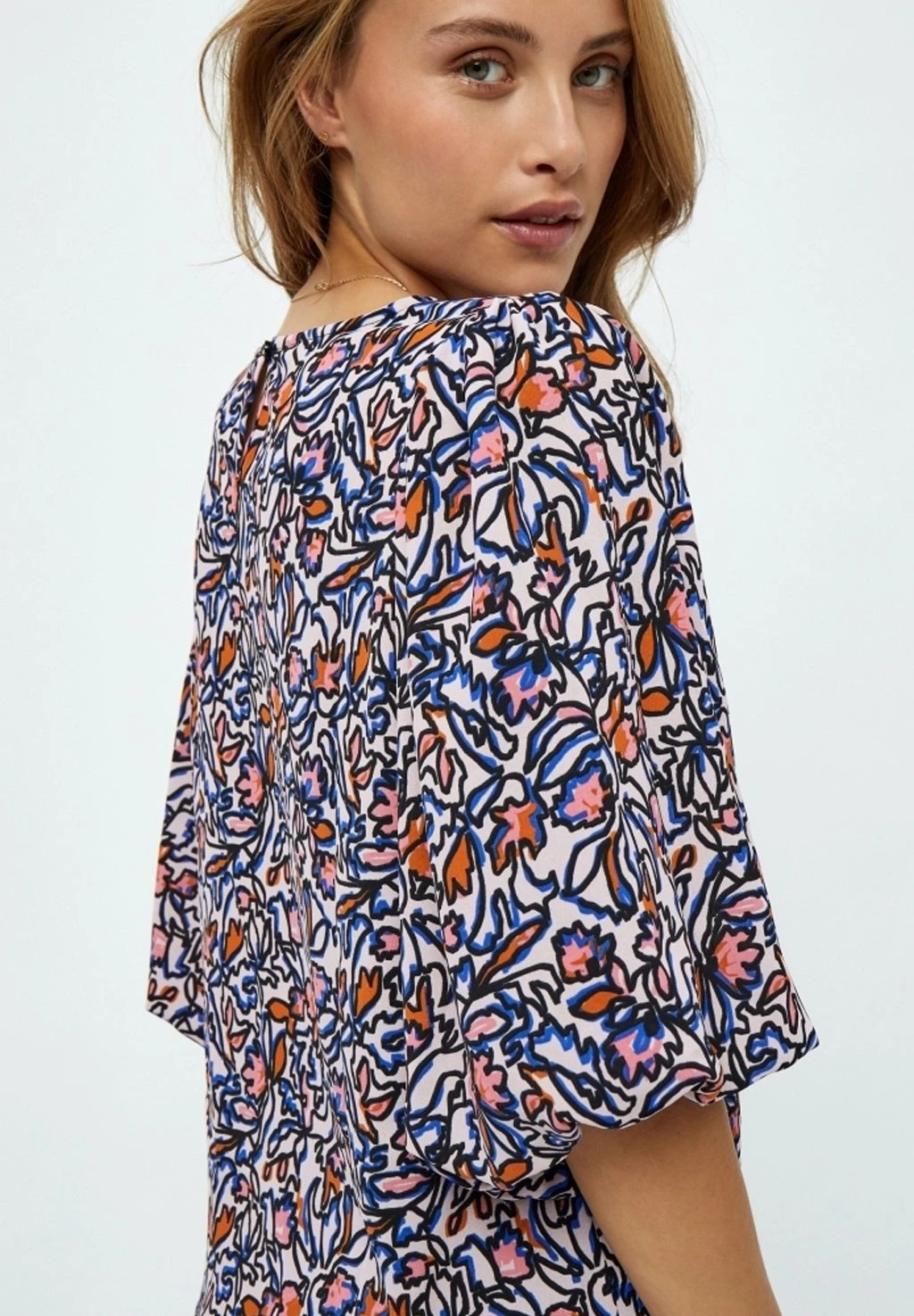 Minus Selia 3/4 Sleeve- Blouse - Ash Rose Print 6 Minus Selia 3/4 Sleeve- Blouse - Ash Rose Print - Afbeelding 4