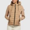 Khujo Ghita Matt - Jas - Beige -Kleding Discountwinkel 2a9529d142dc4715b85c7ab70b9b91e0
