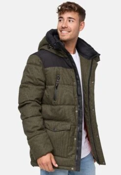 Indicode Jeans Krem - Winterjas - Army -Kleding Discountwinkel 2cce627d8ccb4a2888f39eddbb1258bb