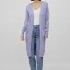 Vila Viril Long Cardigan - Vest - Sweet Lavender -Kleding Discountwinkel 2dbe9819c22444c782f9776924820e70