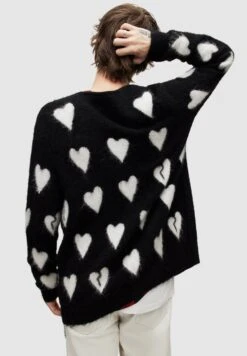 AllSaints Amore - Vest - Black/White -Kleding Discountwinkel 2fa9a24e7ffa4ac38a2bb2a46e1d29b4