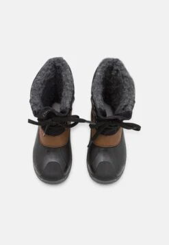 Friboo Snow Boots- Snowboots- Black/Brown -Kleding Discountwinkel 3346a5367a4349bb96f72fe7eda6bad3