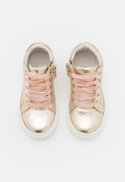 Friboo Leather - Sneakers Hoog - Gold -Kleding Discountwinkel 359f006ce3634c93b18b7e5950173614