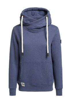 Khujo Rhabea - Hoodie - Dunkelblau -Kleding Discountwinkel 36e32cbb00854c40ae4eaeb01bfcc7d3