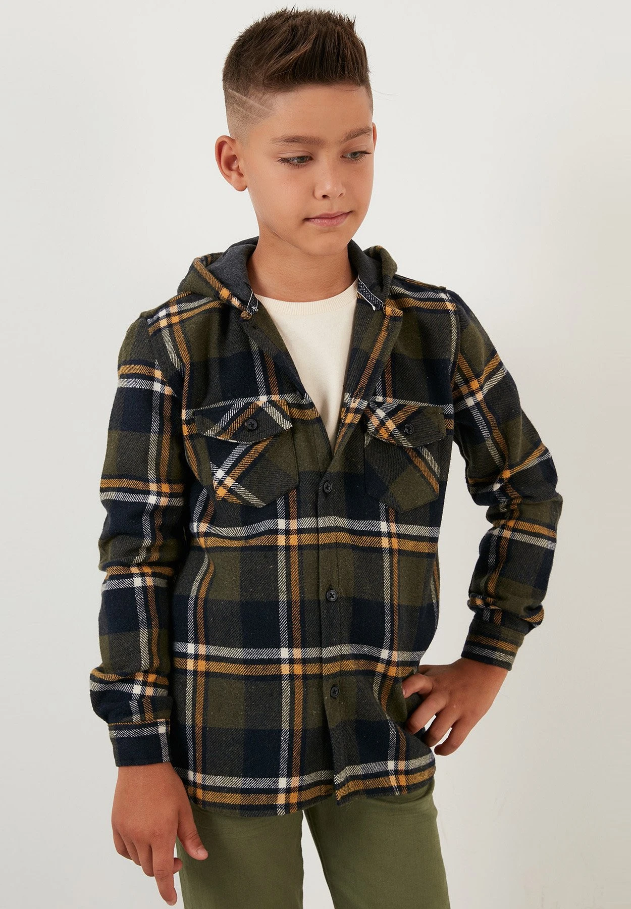 LELA Regular Fit - Overhemd - Khaki 5 LELA Regular Fit - Overhemd - Khaki - Afbeelding 3