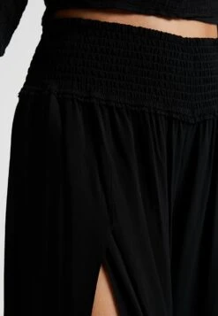 Seafolly Beach Basics Shirred Waist Wrap Pant - Strandaccessoire - Black -Kleding Discountwinkel 417cfe5049a84c6f9d3621c4c69707b6