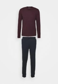 Pier One Pyjama -Dark Blue/Bordeaux -Kleding Discountwinkel 44d1a5d0e01745888ac1a74563e21776