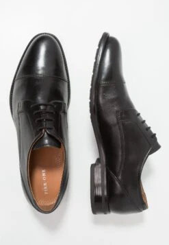Pier One Leather - Veterschoenen - Black -Kleding Discountwinkel 4553c297e29a4481b8d888939e3e386c