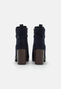 Anna Field Enkellaarsjes Met Plateauzool - Dark Blue -Kleding Discountwinkel 47a9b861b55c496aad57a244d252004e