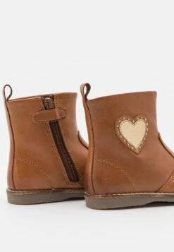 Friboo Leather - Korte Laarzen - Cognac -Kleding Discountwinkel 4a0362bf16b94569b2ef9966e45b77fb