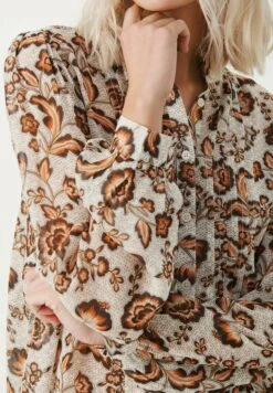 Part Two Viktorine - Overhemdblouse - Koi Japanese Flower Print -Kleding Discountwinkel 4cc6857efc2c4303a4486d4b463def71