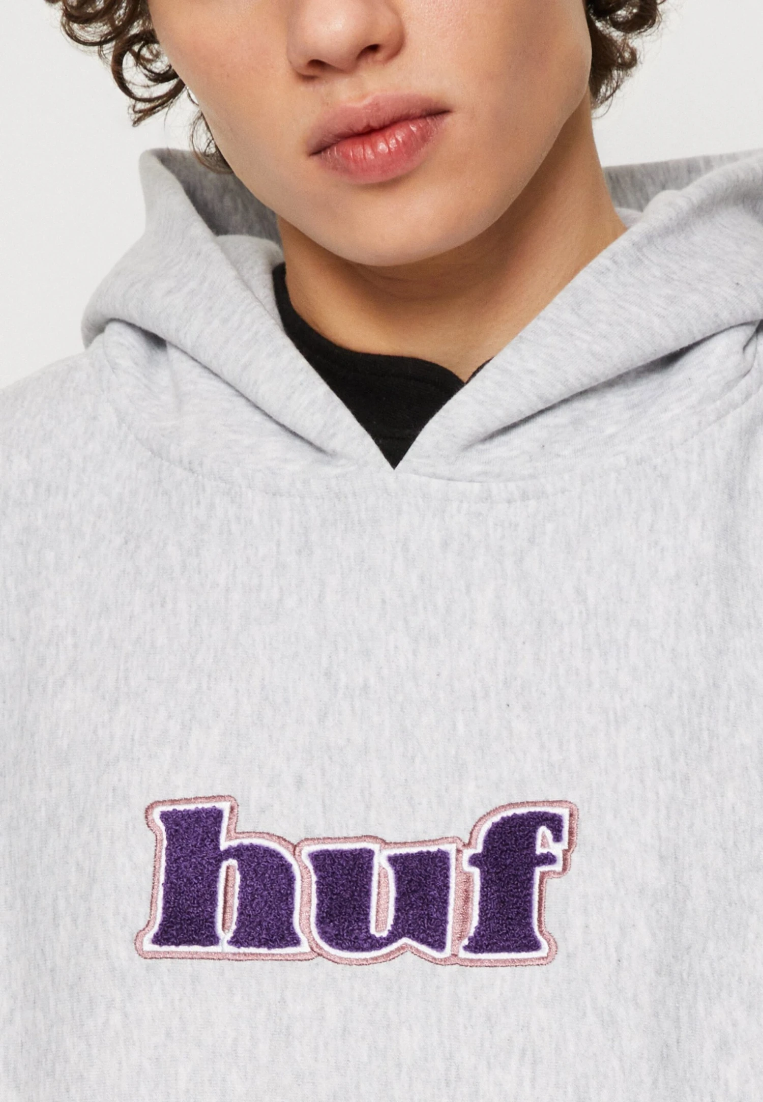 HUF Madison Heavyweight Hoodie Unisex - Hoodie - Heather Grey 8 HUF Madison Heavyweight Hoodie Unisex - Hoodie - Heather Grey - Afbeelding 6
