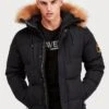 Oshawa Puffer Parka Jacket - Winterjas - Black -Kleding Discountwinkel 58f6bc4a90a64759ab6c7a2a98497de4