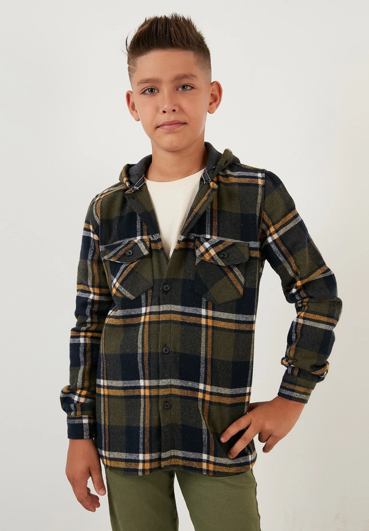 LELA Regular Fit - Overhemd - Khaki 3 LELA Regular Fit - Overhemd - Khaki