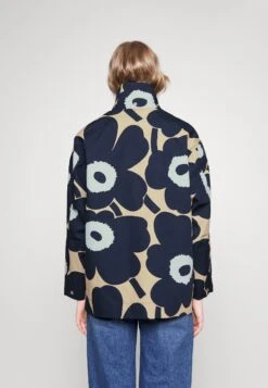 Marimekko Magna Unikko Coat - Parka - Dark Blue, Light Yellow -Kleding Discountwinkel 5af8d002fcf24f6881097be42b63e049