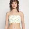 Seafolly Summer Crush Shirred Long Line Bandeau - Bikinitop - Off-White -Kleding Discountwinkel 5fe43edad53a4ad79e0d2182d47e1e46