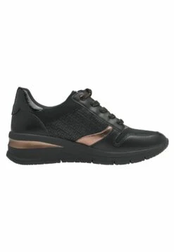 Tamaris Sneakers Laag - Black Copper -Kleding Discountwinkel 60fb4ab5619644e39a3ccc04a3326f09