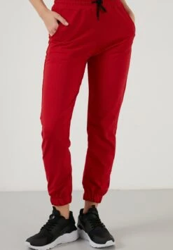 LELA Slim Fit - Trainingsbroek - Red