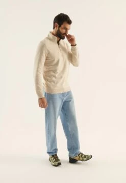 Pier One Sweater - Beige -Kleding Discountwinkel 657ab6dab1fc497e8b0778de083d14dc