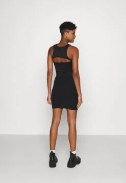 Even&Odd Basic Mini Ribbed Skirt - Kokerrok - Black -Kleding Discountwinkel 65cb68f6cbb74e00a56ec984a5b74be9