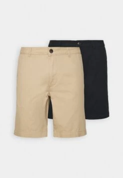 Pier One 2 Pack - Shorts - Tan/Black -Kleding Discountwinkel 6d9aaab23c01455689a1f97d308c1dcf