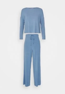 Anna Field Wide Leg - Pyjama - Blue -Kleding Discountwinkel 73662d12d3de4a2d8216175c6b3ae005