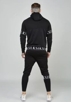 SikSilk Dynmic Zip Through Hoodie - Sweater Met Rits - Black -Kleding Discountwinkel 783984a628c4439bb16d4c343c6f59cd